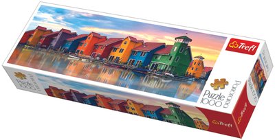 Пазли Trefl "Гронінген. Нідерланди" 1000 елементів серії Панорама 97х34 см 29034 фото 1