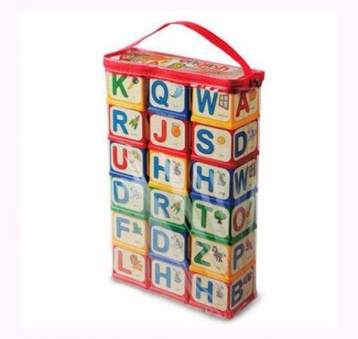 Розвиваючі кубики пластмасові Юніка English Alphabet 7х7 см 18 кубиків 1054 фото 1
