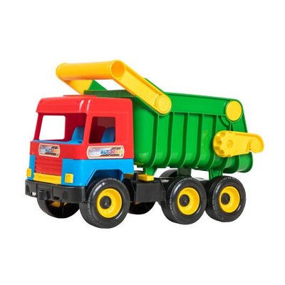 Іграшковий самоскид Wader Middle truck 40 см зелений 39222 фото 1