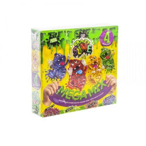 Набор для опытов Danko Toys Crazy Slime - Лизун своими руками 4 цвета укр SLM-03-01U фото 1