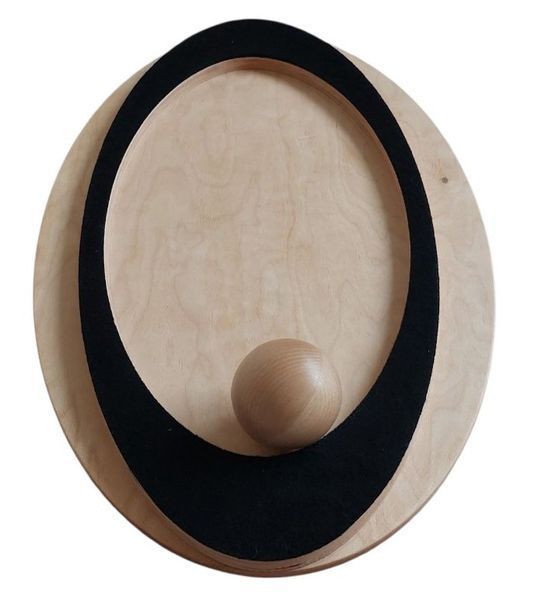 Балансборд на шаре для детей и взрослых SwaeyBoard Sphere Pro Rifle с насечками 2 шара 8 см до 120 кг фото 6