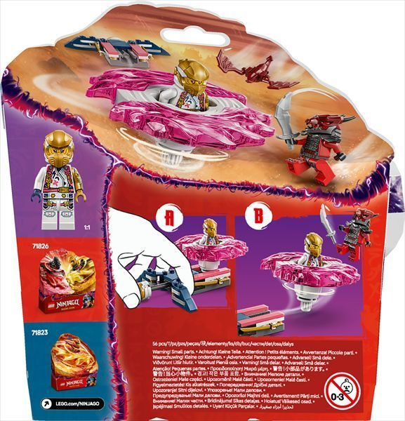 Конструктор LEGO NINJAGO Дракон Соры Спин-джитсу 56 деталей с 6 лет 71824 фото 3