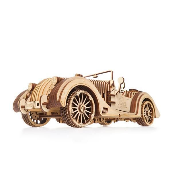 3D конструктор механічний дерев'яний Ugears Родстер VM-01 437 деталей 70052 фото 2