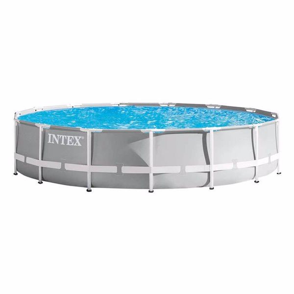 Каркасний круглий басейн Intex 14614 л 457х107 см сходи, насос-фільтр, підстилка, тент 26724 фото 4