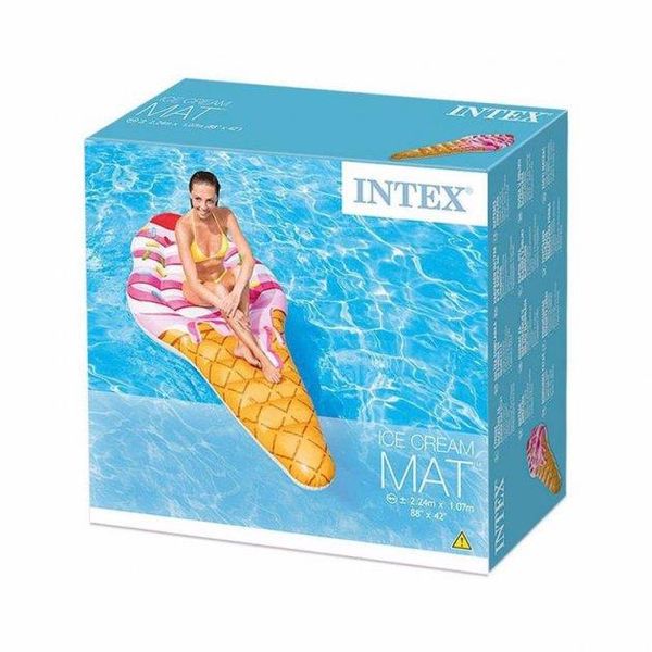 Матрац для плавання Intex Ріжок морозива 224х107см 58762 фото 5