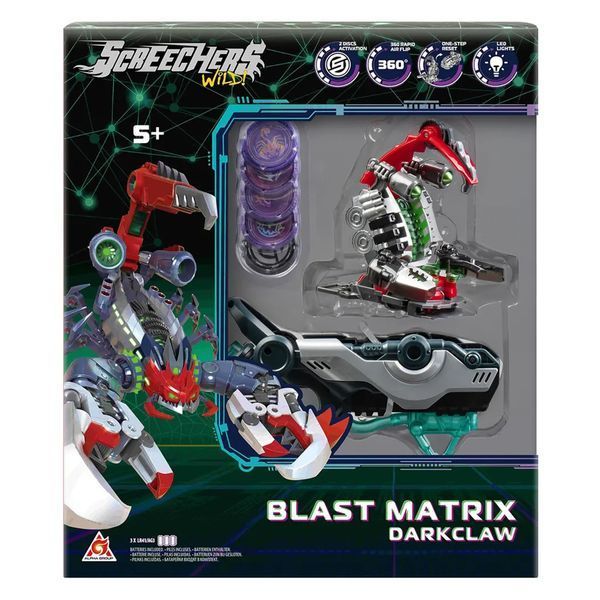 Дикий Скрічер Дарккло з бластером (Screechers Wild Darkclaw) Темний скорпіон 5 сезон Blast Matrix L2 фото 10