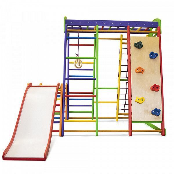 Детский спортивный комплекс для дома SportBaby Акварелька Plus 1-2 фото 6