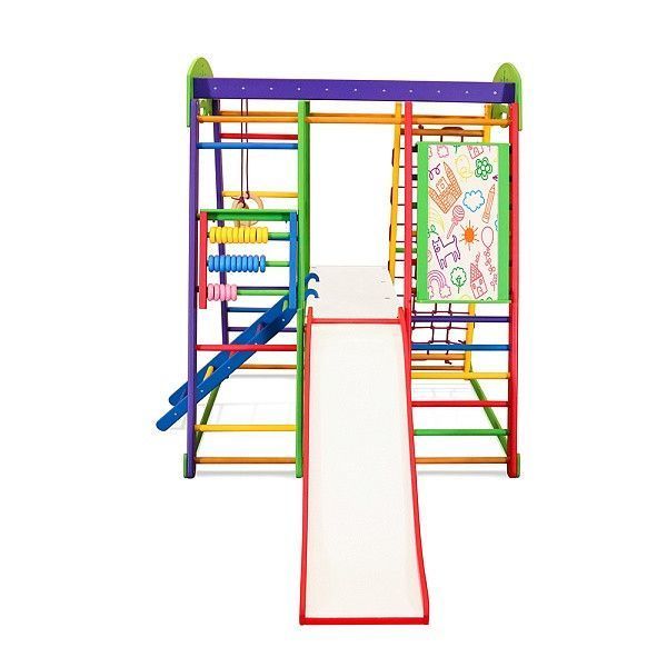 Спортивный домашний уголок для детей SportBaby Акварелька Plus 3 фото 3