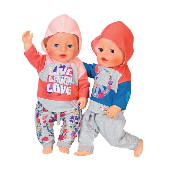 Ляльковий наряд BABY BORN - Трендовий спортивний костюм (рожевий) фото 2