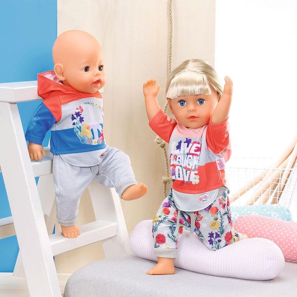Ляльковий наряд BABY BORN - Трендовий спортивний костюм (рожевий) фото 3