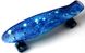 Підлітковий пенніборд з принтом і матовими колесами "Space" Синій колір фото 2