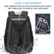Сучасний рюкзак для ноутбука 15" Fenruien Alienpack Upgrade Style Dark Carbon 8366 фото 8