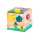 Розвиваючий дерев'яний еко сортер - Чарівний куб BX1763Z фото 5