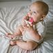 Брязкальце з прорізувачем 3м+ Babyono Півник сіре фото 3