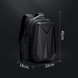 Сучасний рюкзак для ноутбука 15" Fenruien Alienpack Upgrade Style Dark Carbon 8366 фото 3
