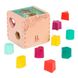 Розвиваючий дерев'яний еко сортер - Чарівний куб BX1763Z фото 2