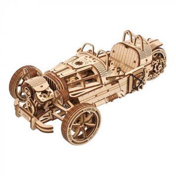 3D конструктор механічний дерев'яний Ugears Трицикл UGR-S 457 деталей 70216 фото 1
