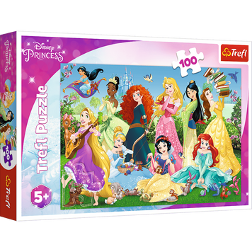 Пазлы Trefl "Волшебные принцессы" 100 элементов серии Disney 41х28 см. 16417 фото 1