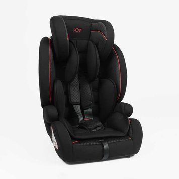 Дитяче автокрісло JOY ISOFIX група 1/2/3, вага дитини 9&ndash;36 кг чорний шахмати SX-92250 фото 1