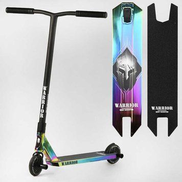 Трюковий парковий самокат Best Scooter Warrior HIC-система, пеги, колеса 120 мм електро Т-40565 фото 1