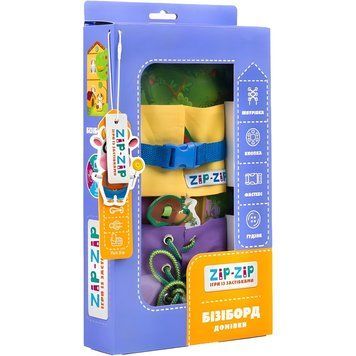 Бізіборд із застібками Vladi Toys "Бери з собою" (укр) ZZ1000-02 фото 1