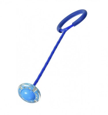 Нейроскакалка з колесом на одну ногу SR19001 62 см світиться (Синій) фото 1