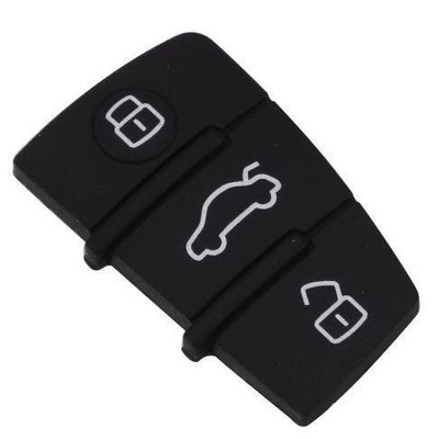 Гумові кнопки-накладки на ключ AUDI A3 (Ауді А3) фото 1