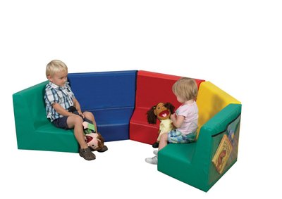 Детский модульный диван из мягких блоков Tia 5 секций фото 1