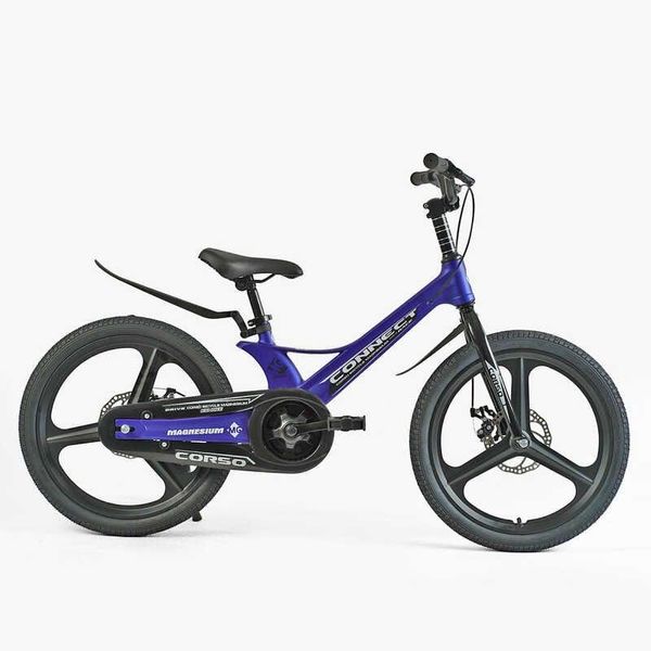 Велосипед підлітковий двоколісний 20" CORSO Connect магнієва рама доп колеса MG-20625 фото 2