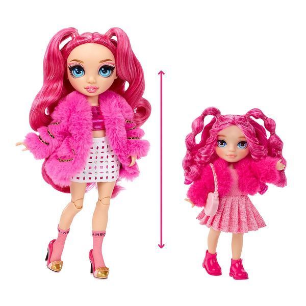 Лялька RAINBOW HIGH з артикуляцією та вихованцем серії "Littles" Маджента з аксесуарами 15 см фото 6