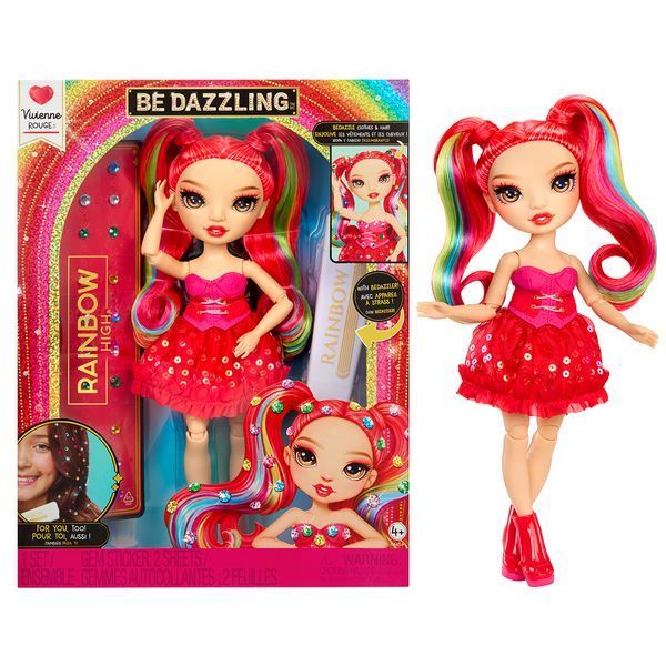 Лялька Rainbow High Be Dazzling Вів'єн 28 см з набором для декору 597803 фото 2