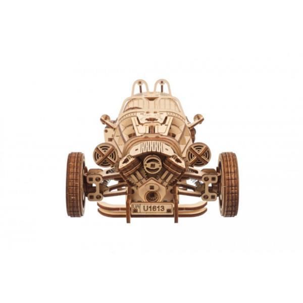 3D конструктор механічний дерев'яний Ugears Трицикл UGR-S 457 деталей 70216 фото 2