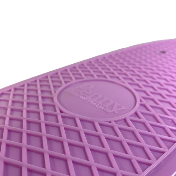 Класичний пенніборд для дівчат з підсвічуванням коліс серії Pastel Пурпурний колір фото 5