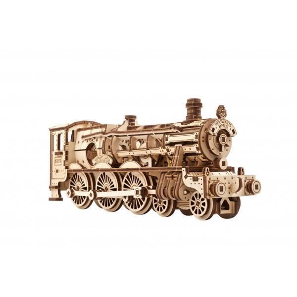 3D конструктор механічний дерев'яний Ugears Хогвортс експрес 504 деталі 70176 фото 3