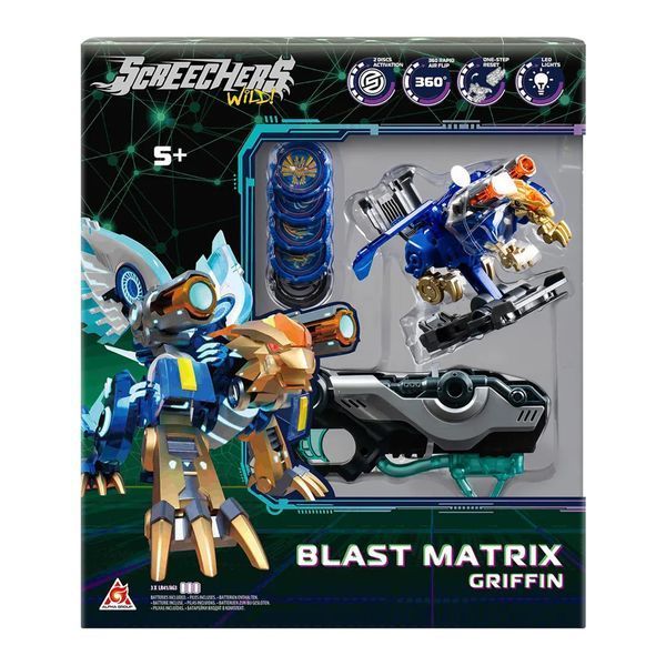 Дикий Скрічер Ґріффін із бластером (Screechers Wild Griffin) Стрімкий грифон 5 сезон Blast Matrix L2 фото 10