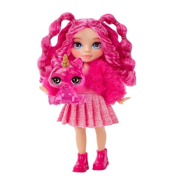 Лялька RAINBOW HIGH з артикуляцією та вихованцем серії "Littles" Маджента з аксесуарами 15 см фото 3