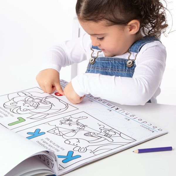 Альбом розмальовок з наліпками Melissa & Doug &laquo;Алфавіт&raquo; 20 аркушів та 250+ наліпок MD8563 фото 5