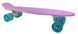 Классический пенниборд для девочек с подсветкой колес серии Pastel Лиловый цвет фото 2