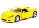 Колекційна машинка Kinsmart Porsche Carrera GT, металева, жовта KT5081W фото 1