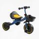 Детский трехколесный велосипед 10" Best Trike колеса EVA стальная рама световые и звуковые эффекты синий укр BS-45602 фото 1