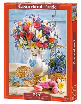 Пазлы Castorland "Весна в вазе" 500 элементов 47 х 33 см B-53520 фото 1