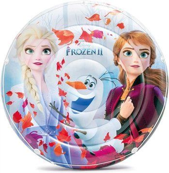 Дитячий надувний плотик для плавання Intex Frozen 2 128х128х19 см 56515 фото 1