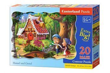 Пазли Максі Castorland "Гензель і Гретель" 20 елементів 59 х 40 см С-02368 фото 1