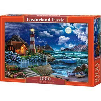 Пазли Castorland "Ніч моряка" 1000 елементів 68 х 47 см C-104864 фото 1