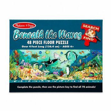 Мега - пазл гигант Melissa&Doug "Морское дно" 48 элементов 120 х 40 см MD4493 фото 1