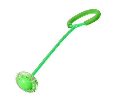Нейроскакалка з колесом на одну ногу SR19001 62 см світиться (Зелений) фото 1