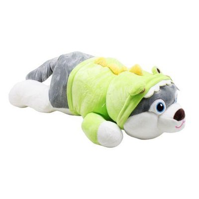Мягкая игрушка в костюме "Собачка: Дракон" в зеленом 50 см M45503 фото 1