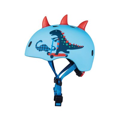 Захисний шолом преміум MICRO із LED габаритами Скутерозавр розмір S 48–53 cm фото 1