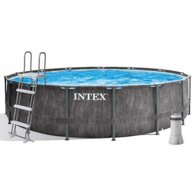 Каркасный круглый бассейн Intex Ultra XTR Frame Pool на 19156 л 488x122 см 26326 NP фото 1