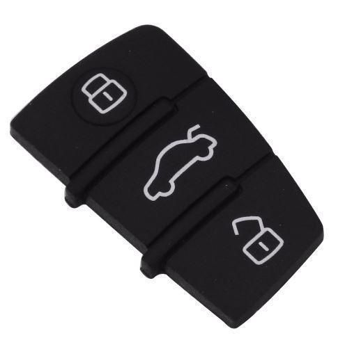 Резиновые кнопки-накладки на ключ AUDI A4 (Ауди А4) фото 1
